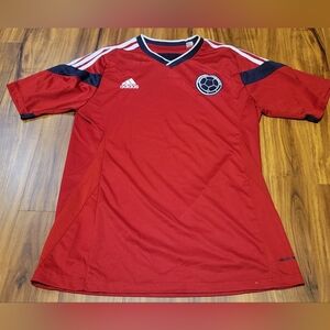 Adidas Climacool Federacion Colombiana De Futbol Jersey Style Shirt, Tag Size XL
